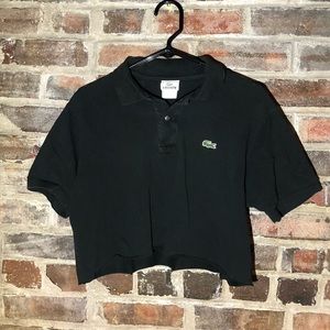 Cropped Lacoste polo